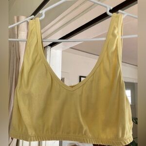 Big Bud Press bralette soft yellow 1X